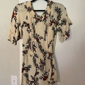 Off the shoulder romper